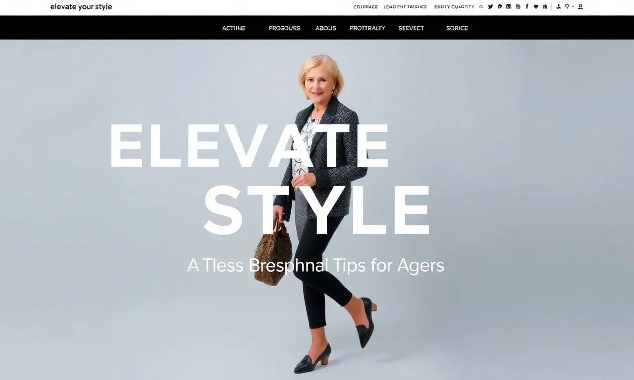 Elevate Your Style: Timeless Fashion Tips for Every Age