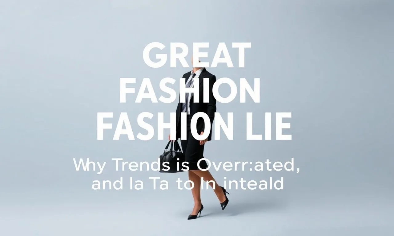 The Great Fashion Lie: Why Trends Are Overrated and What to Do Instead